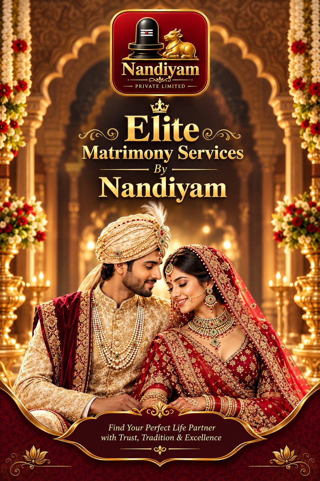 Nandiyam Matrimony — India's Most Trusted Elite Class Matchmaking Platform